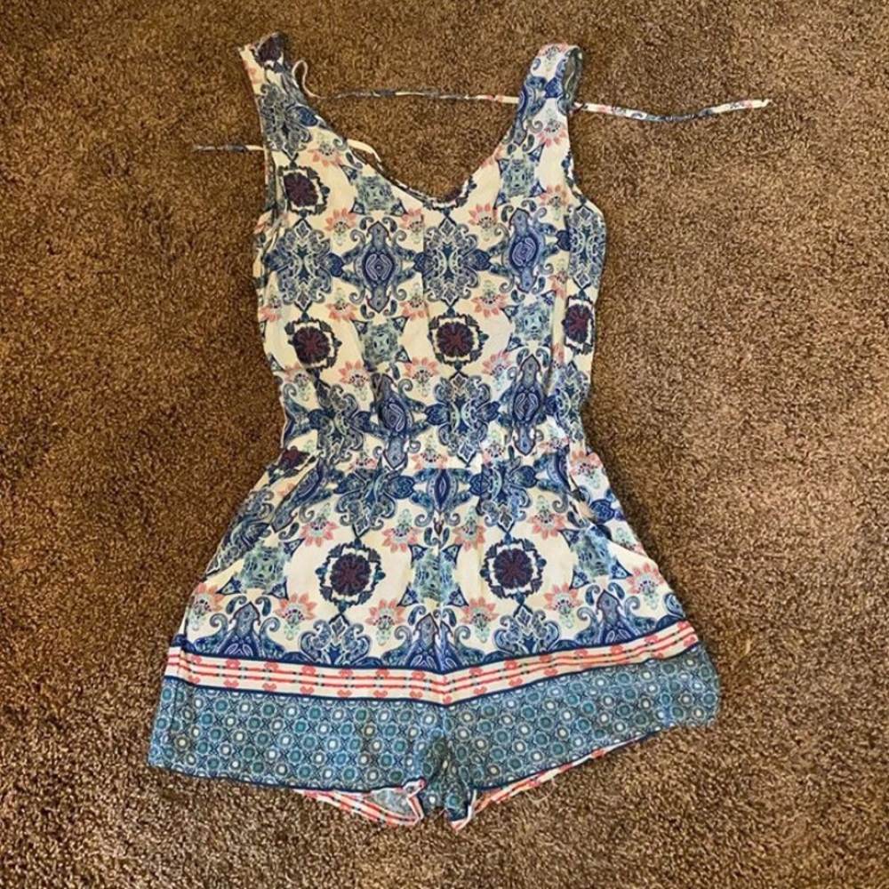 Patterned Romper